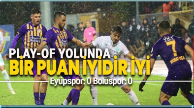 BOLUSPOR'DAN ÇOK KIYMETLİ 1 PUAN! (0-0)
