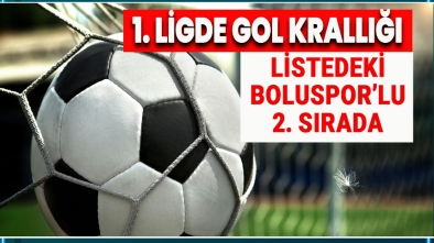 1. LİGDE GOL KRALLIĞI LİSTESİ. OYUNCUMUZ 2. SIRADA