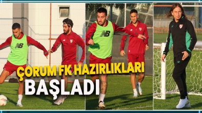 BOLUSPOR ÇORUM FK MAÇI HAZIRLIKLARINA BAŞLADI