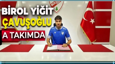 BOLUSPOR GENÇ GOLCÜ İLE PROFESYONEL SÖZLEŞME İMZALADI