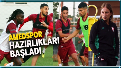 BOLUSPOR'DA AMEDSPOR MAÇI HAZIRLIKLARI BAŞLADI