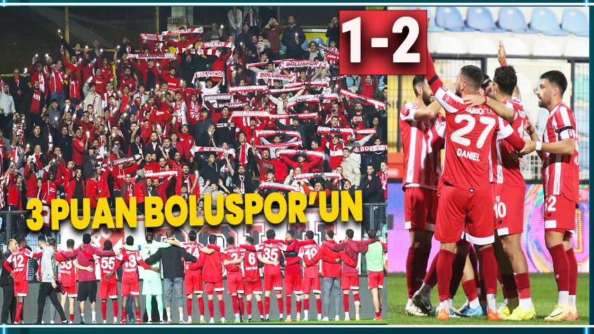 BOLUSPOR İSTANBULSPOR'UN FİŞİNİ 3 DAKİKADA ÇEKTİ