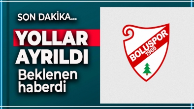 SON DAKİKA.. BOLUSPOR'DA AYRILIK. GOLCÜ OYUNCU GÖNDERİLDİ